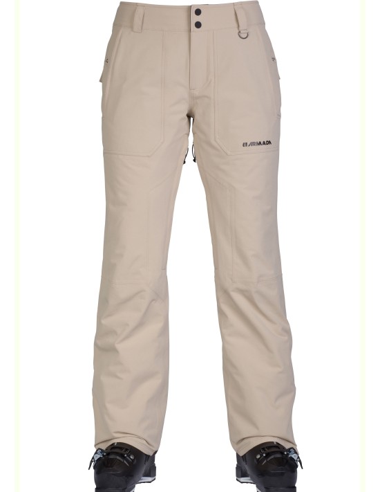 Pantalon de Ski Neuf Armada Lenox Insulated Taupe Taille XS