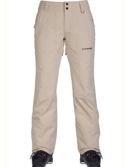 Neu Armada Lenox Insulated Taupe Skihose Größe XS