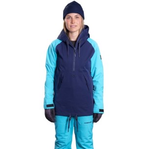 Neu Damen Skijacke Armada Saint Pull Over Navy