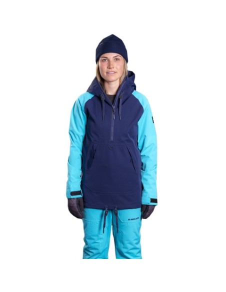 Neu Damen Skijacke Armada Saint Pull Over Navy