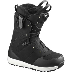 Neue Salomon Ivy Black / Lime 2021 Snowboots