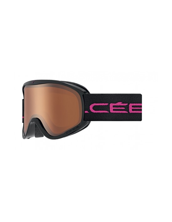 Skibrille Neu Cébé Striker M Matt Black Pink Photochromic