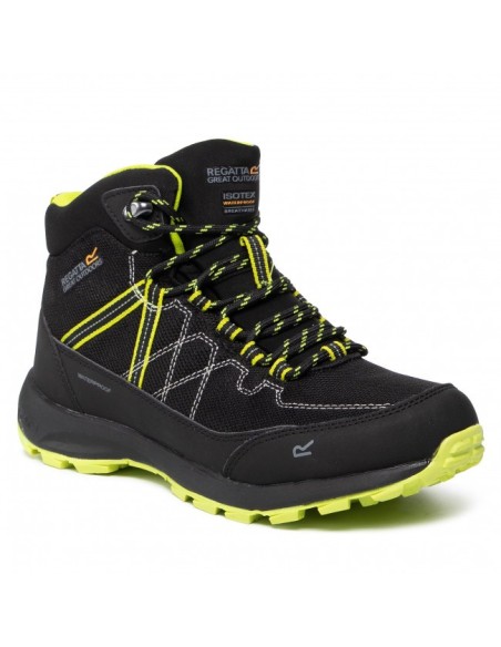 Chaussure de Montagne Homme Regatta Samaris Lite Black / Lime Punch