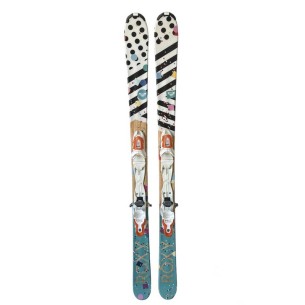 Ski Occasion Roxy Bonbon + Fix Taille 148cm