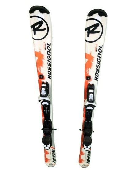 Ski Rossignol Occasions Radical J Blanc Orange Large Junior