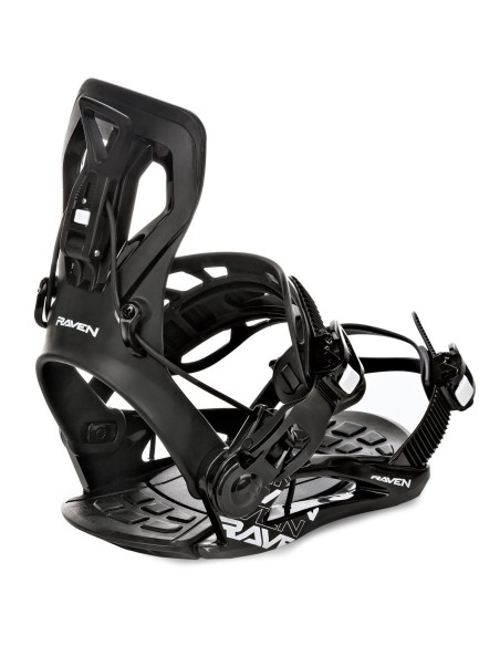 Fixations de snowboard Système Raven FTM450 Black Taille M(39 à 43), L(43 à 46), XL(44 à 47)