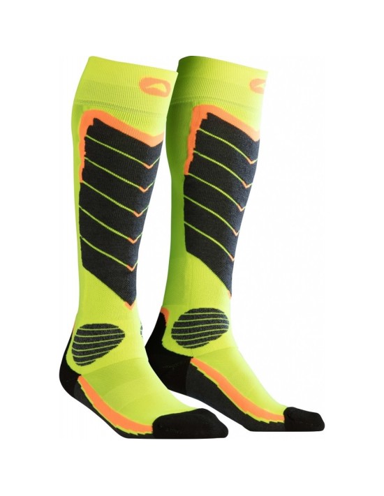 Chaussettes de ski Techniques Monnet Access Jaune