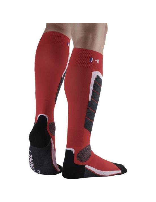 Chaussettes de ski Techniques Monnet Access Red