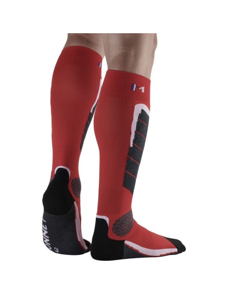 Chaussettes de ski Techniques Monnet Access Red