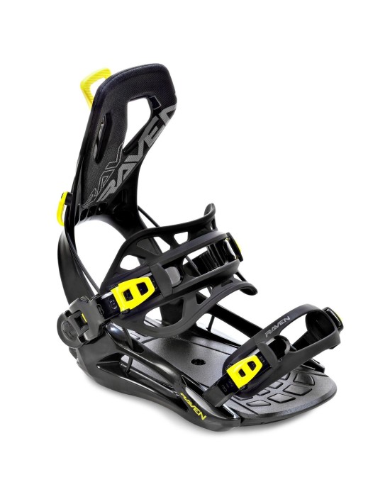 Snowboard Bindungen System Flow Raven FT360 Lemon Größe S(35 bis 40), M(39 bis 42), L(43 bis 46), XL(44 bis 47)