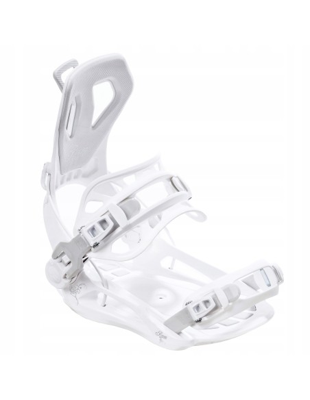 Fixations de snowboard Systeme Flow Raven FT360 White Taille S(35 à 40), M(39 à 42)