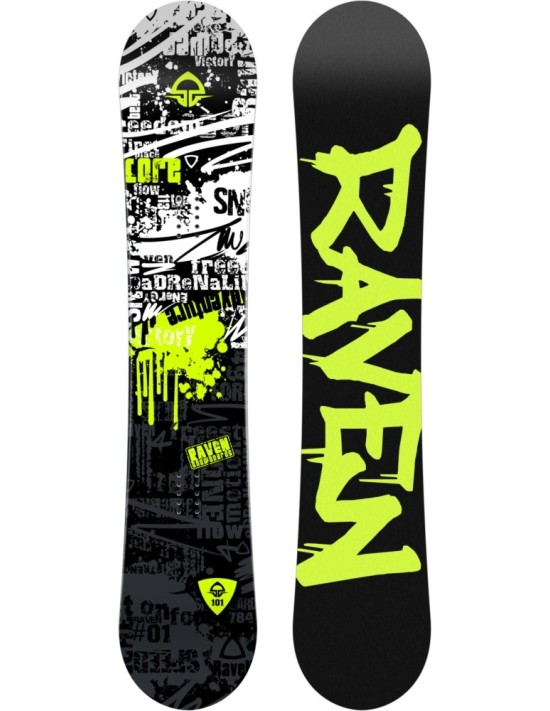 Snowboard Neu Raven Core 2025 Junior Größe von 110cm bis 135cm