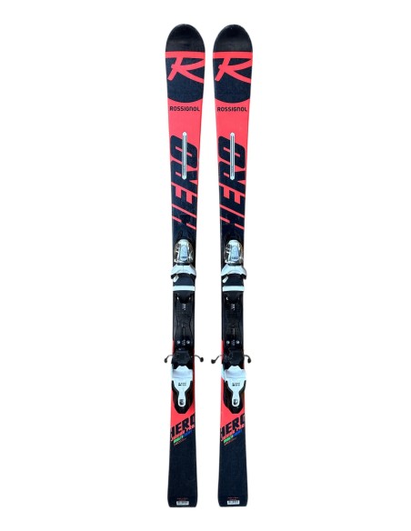 Ski Junior Occasion Rossignol Hero MultiEvent Junior pro + Fix Look