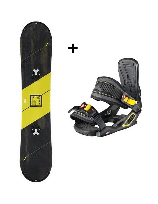 Pack Snowboard Neuf Head Rocka 4d 2021 + Fix Head Taille 130cm, 140cm