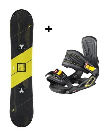 Pack Snowboard Neuf Head Rocka 4d 2021 + Fix Head Taille 130cm, 140cm