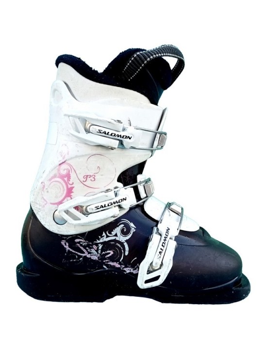 Chaussures de ski Junior Salomon Team 2 et 3 violette Taille de 18 à 26 Mondopoint