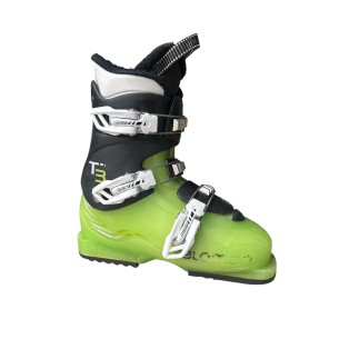 Chaussures de ski Junior Salomon Team 2 et 3 Black Green Taille de 18 à 26 Mondopoint