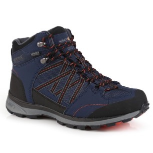 Chaussure de Montagne Homme Regatta Samaris II Mid Navy / Burnt Salmon