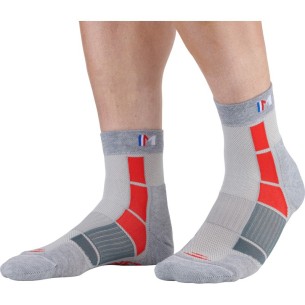 Chaussettes de Randonnée Techniques Monnet Mid Air Red