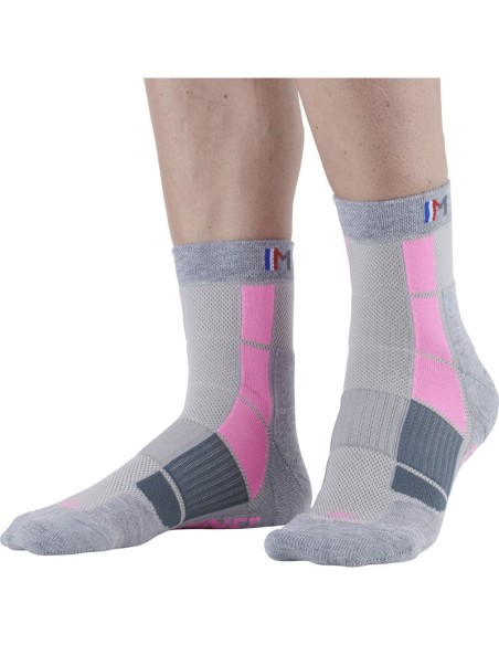 Chaussettes de Randonnée Techniques Monnet Mid Air Rose