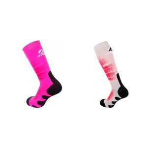 Rywan Lot de 2 paires chaussettes de ski Enfant