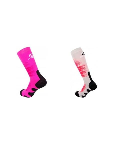 Rywan Lot de 2 paires chaussettes de ski Enfant