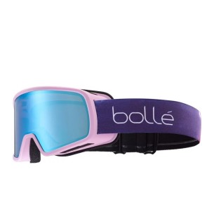 Masque de ski Neuf Bollé Nevada Jr Pink Azure S2 Tout temps