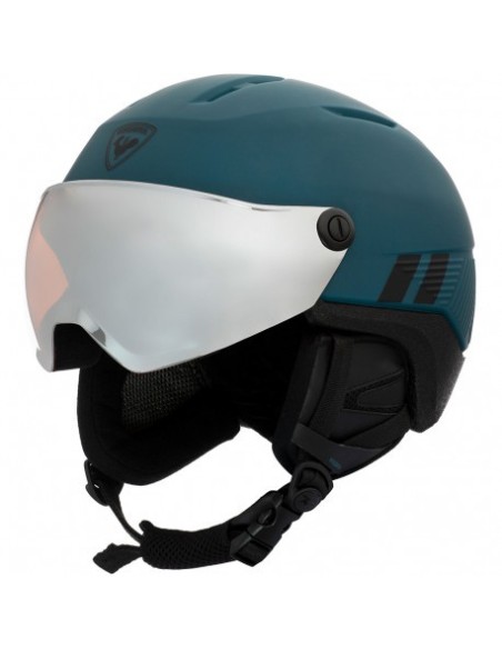 Casque de ski Neuf Rossignol Fit Visor Impacts Blue 2025 Taille M/L, L/XL