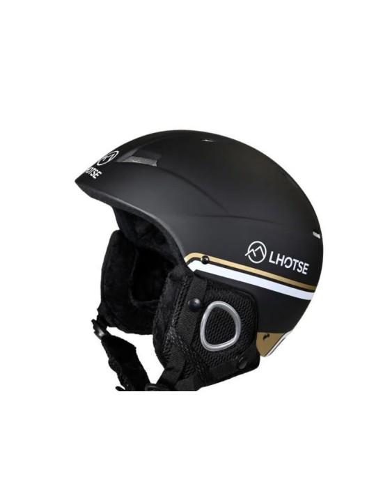 Casque de ski Lhotse Silicate Black Gold Ajustable à molette