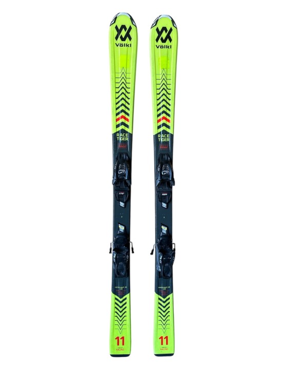 Ski Occasion Volkl Racetiger Yellow Junior + Fix marker
