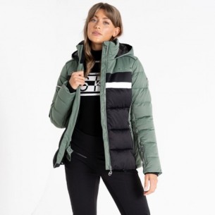 Veste de Ski Femme Neuve Dare 2B Crystallize Duck Green 2024