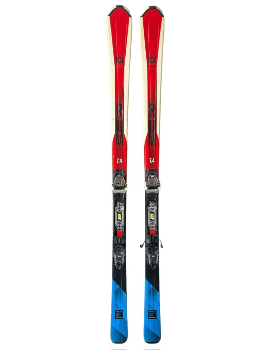 Ski Occasion Volkl RTM 7.4 Gris + Fix Marker