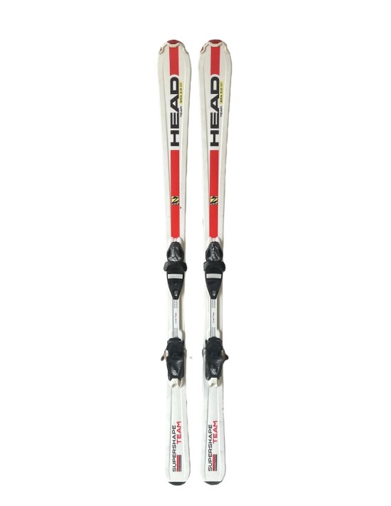 Ski Junior Occasion Head Supershape Era Blanc + Fix