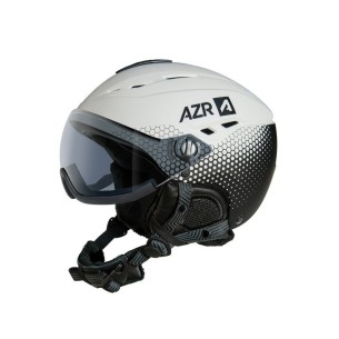 Casque de ski à Visière AZR Pluton Blanc S3