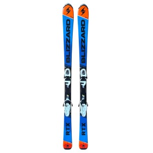 Ski Junior Occasion Blizzard RTX Green + Fix Marker