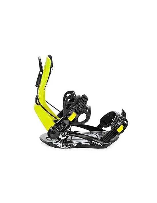 Fixations de snowboard Système Raven FTM450 Lime