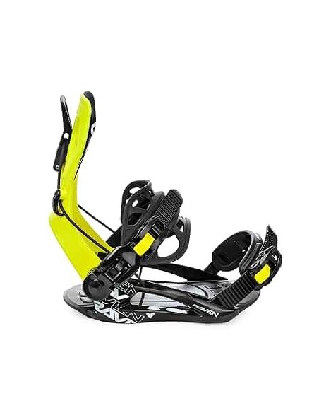 Fixations de snowboard Système Raven FTM450 Lime