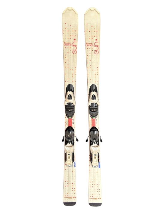Ski Occasion Salomon Sun White + Fix