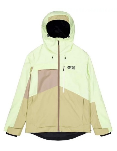 Veste de Ski Picture Seen Jkt Lime Cream Heamp Roebuck