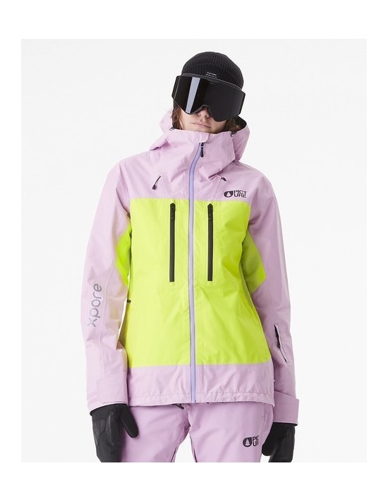 Veste de ski Picture Acidic Xpor 3L Orchid Acid Lime