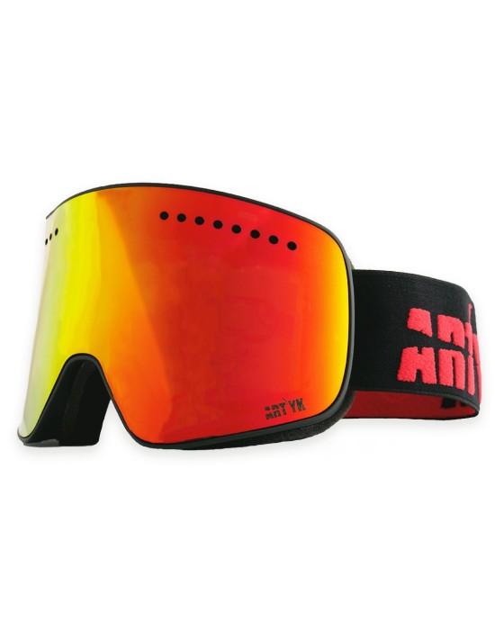 Masque de ski Magnétique ARTYK 2 verres S1 + S3 Black Red