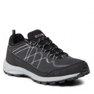 Chaussure de Montagne Homme Regatta Samaris Lite Low Black Dark Steel