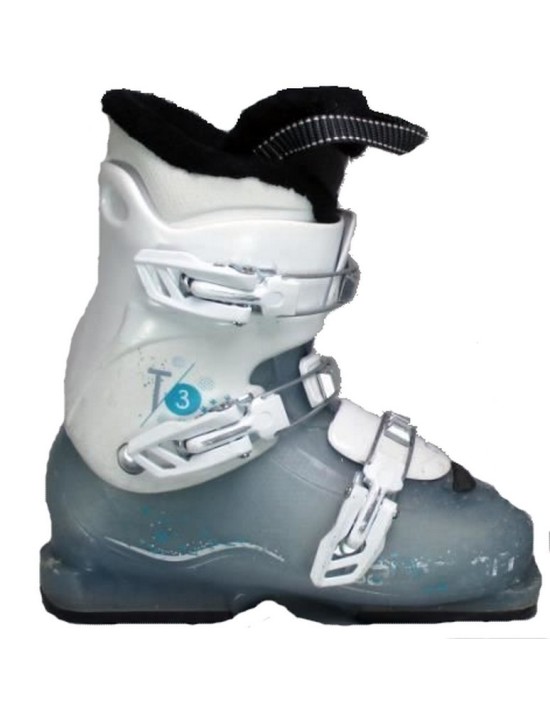 Chaussures de ski Junior Salomon Team 3 Blanc/Bleu Taille de 18 à 26 Mondopoint