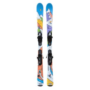 Ski Junior Elan Black Peuf 2026 + Fix Réglables