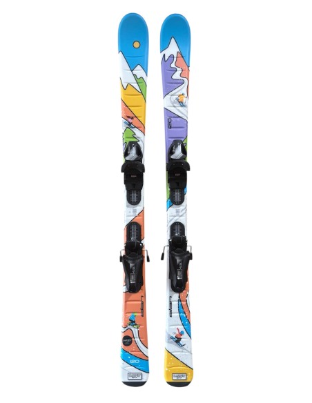Ski Junior Elan Black Peuf 2026 + Fix Réglables