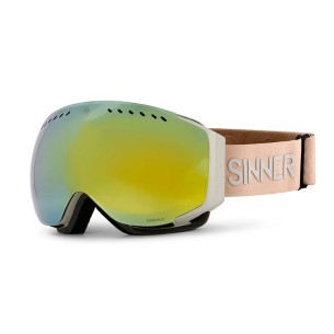 Masque de ski Sinner Emerald Matte Light Grey S3