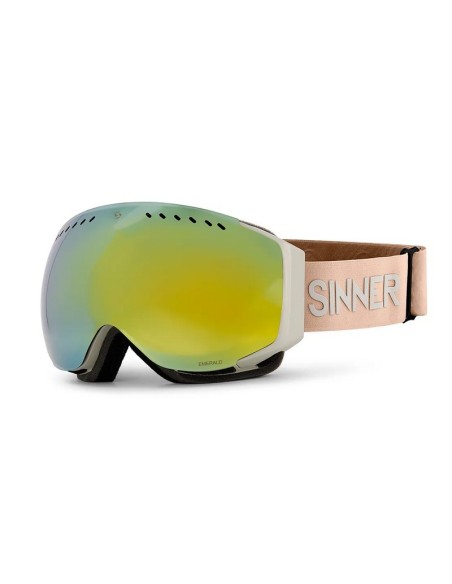 Masque de ski Sinner Emerald Matte Light Grey S3