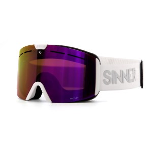 Masque de ski Sinner Pine Matte White S3