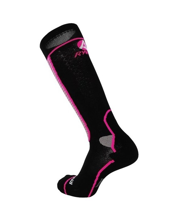 Chaussettes de Ski Rywan Protec Noir Fuschia