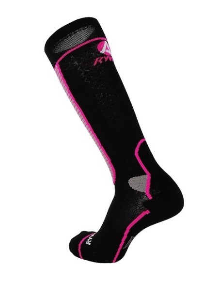 Chaussettes de Ski Rywan Protec Noir Fuschia